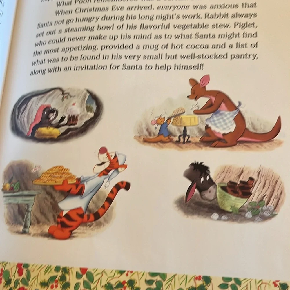 Disney Winnie the Pooh Stories for Christmas 1996 5 stories illustrated pictures